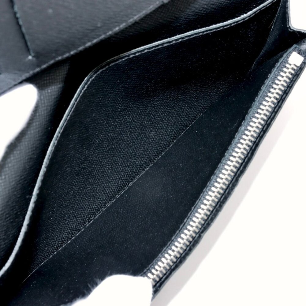 Louis Vuitton Black Epi Leather Brazza Long Wallet - Picture 6 of 10